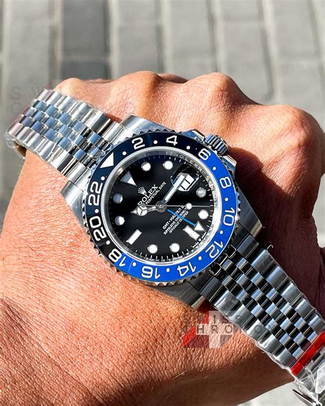 rolex gmt batman jubilee